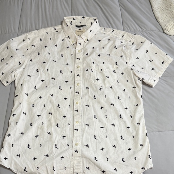 Life After Denim White and Black Patterned Shirt - Picture 1 of 8